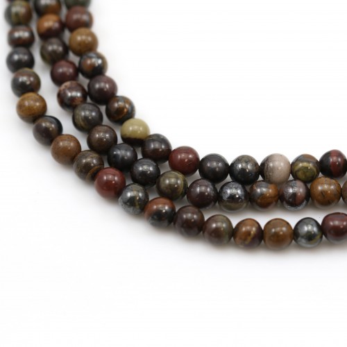 Tiger red iron round 4mm x 40cm