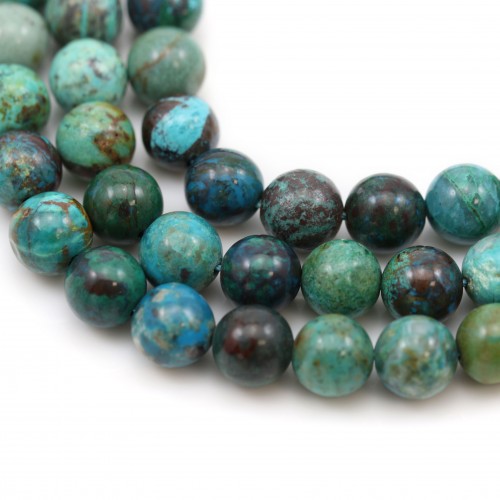 Azurite malachite round 10mm x 40cm