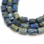 Azurite chrysocolle en forme de baroque 8x10mm x 44cm