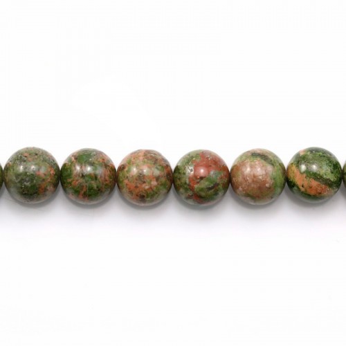 Jaspe unakite ronde 10mm x 10pcs
