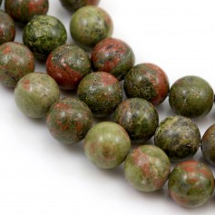 Unakite jasper round 8mm x 40cm