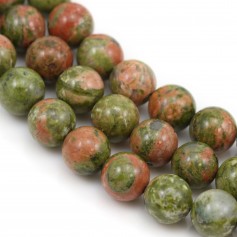 Unakite jasper round 6mm x 40cm