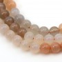 Multicolored Moon Stones Round 6mm x 40cm