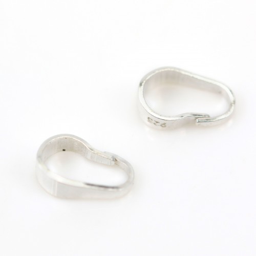 Bélière simple en argent 925 7mm x 4pcs