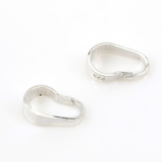 Bélière simple en argent 925 7mm x 4pcs