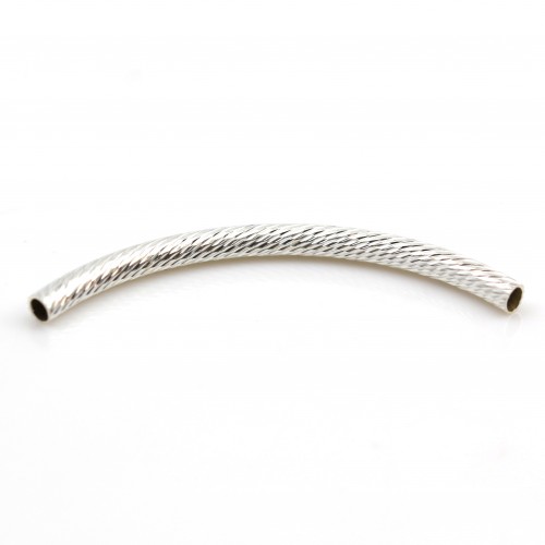 Tube 45mm argent 925 x 1pc