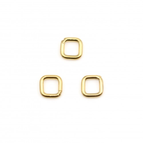 14k gold filled square jump ring  0.76x4mm x 2pcs