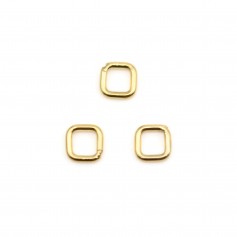 Anneaux carré en gold filled 14 carats 0.76x4mm x 2pcs