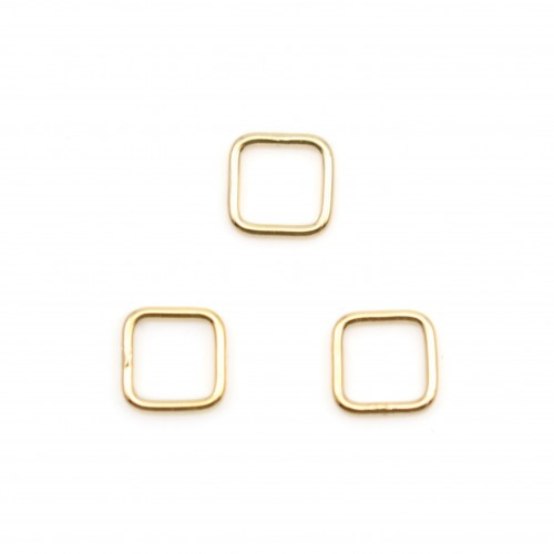Anneaux carré en gold filled 14 carats 0.76x4mm x 2pcs