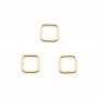 Anneaux carré en gold filled 14 carats 0.76x4mm x 2pcs
