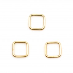 Anneaux carré en gold filled 14 carats 0.81x8mm x 2pcs