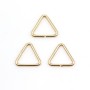Anneaux ouvert triangle en gold filled 14 carats 0.76x7.6mm x 4pcs