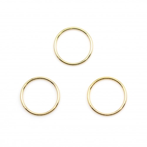 14k gold filled jump ring  1.0x15mm x 1pc