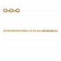 Chaine lissage Gold Filled 14 carats 2.1x1.6mmX 50cm
