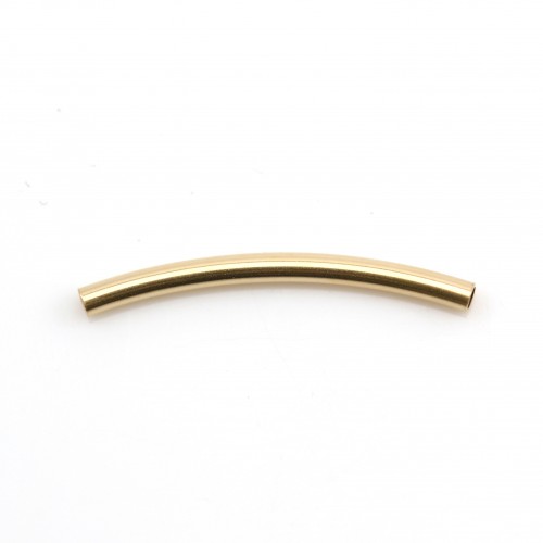 Tube incurcé 20x1.5mm Gold Filled 14 carats x 2 st