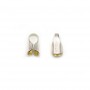Embout en argent 925, pour cordon, 2mm x 10pcs