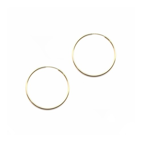 14k gold filled hoop earrings to decorate 1.25x30mm x 2pcs