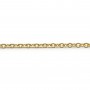 Chaîne de collier en gold filled 14 carats 45cm x 1pc