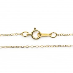 Chaîne gold filled 14 carats  1.3x1.8mm x 40cm