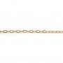 Chaîne gold filled 14 carats  1.3x1.8mm x 40cm