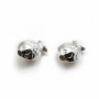 Intercalaire en forme de poisson 8.5x10.5mm x 2pcs