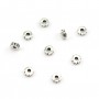Perles intercalaires fleurs en argent 925 6.0x4.0mm x 5pcs