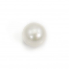Perle des mers du Sud, blanche, ronde, 12-13mm, AAA x 1pc