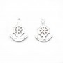 Breloquel' ancer en argent 925 12x17mm x 2pcs