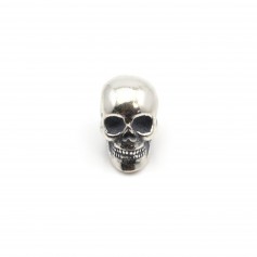 Tête de mort argent 925 7x14mm x 1pc