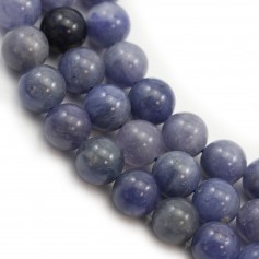 Tanzanite round beads 4mm x 40cm