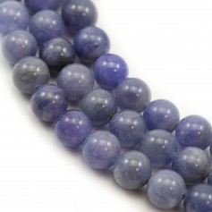 Tanzanite, in the shape of a round, 8mm x 39cm