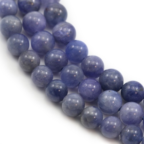 Tanzanite in round shape 7-7.5mm x 39cm