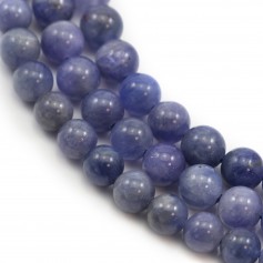 Tanzanite ronde  7-7.5mm x 40cm