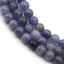 Tanzanite ronde 6-6.5mm x 39cm