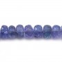 Tanzanite rondelle facette x 45cm