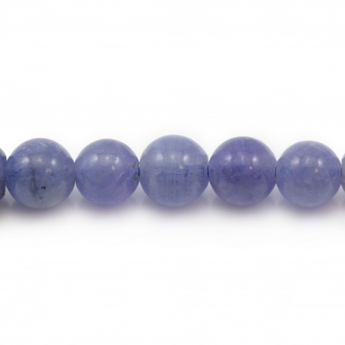Tanzanite ronde  5-5.5mm x 40cm