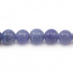 Tanzanite ronde  5-5.5mm x 40cm