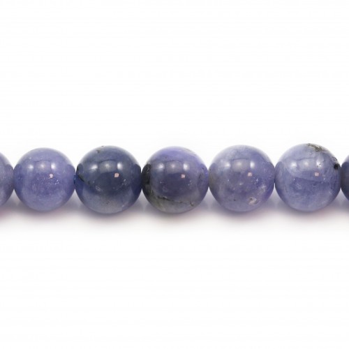 Tanzanite ronde 6-6.5mm x 39cm