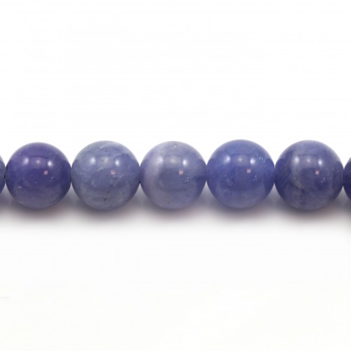 Tanzanite ronde  7-7.5mm x 40cm