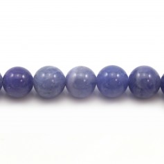 Tanzanite ronde  7-7.5mm x 40cm