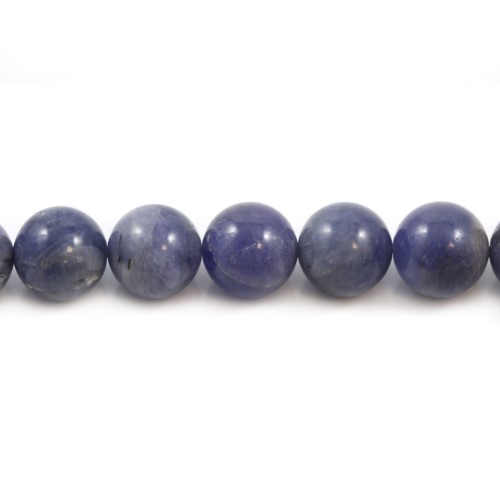 Tanzanite round beads 4mm x 40cm