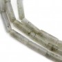 Labradorite, en forme de tube 4x13mm x 40cm