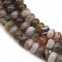 Agate du botswana rondelle 4x6mm x 40cm