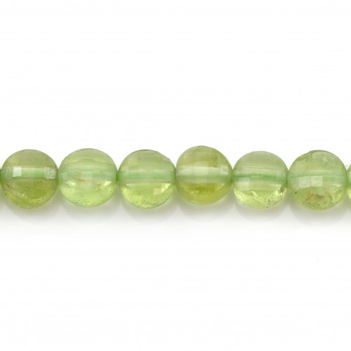 Multicolored tourmaline, in round and flat faceted shape, 4mm x 40cm
