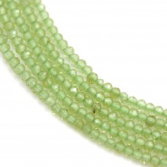Peridot faceted roundel 1.90x2.20mm x 33cm