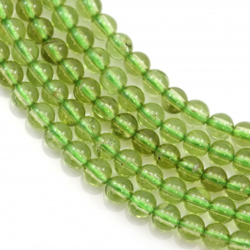 Peridot Rund 3.8mm x 40cm