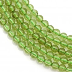 Peridot Round 4mm x 40cm
