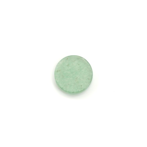 Cabochon aventurine, rond plat, 8mm x 2pcs
