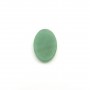 Cabochon aventurine, ovale plat, 10x14mm x 2pcs