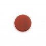 Cabochon cornaline, rond plat, 14mm x1pc